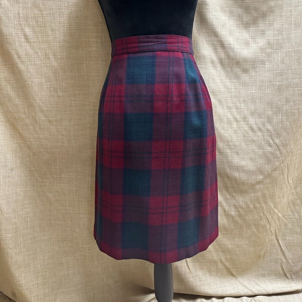 Vintage Wool Pencil Skirt